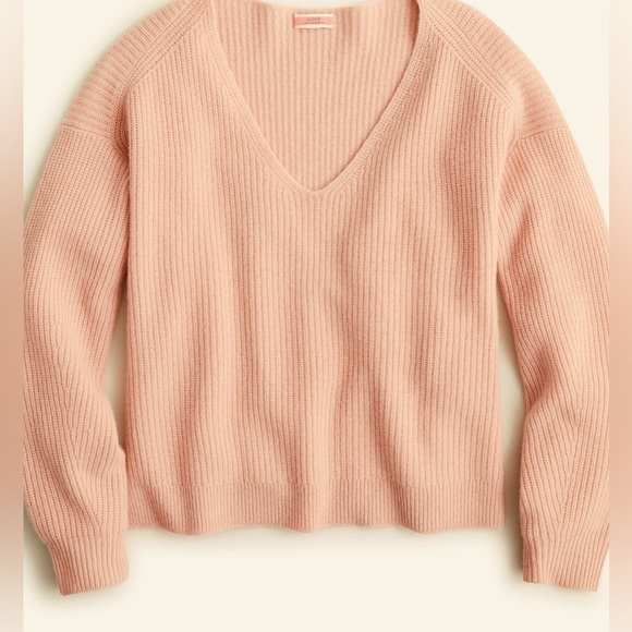 J. Crew Sweaters - Jcrew cashmere ribbed oversized V-neck sweater